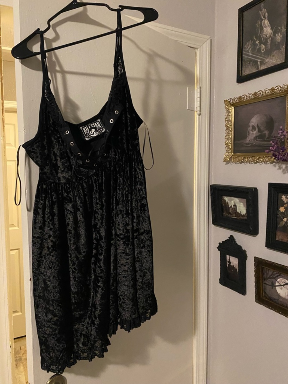 Black Velvet dress Killstar